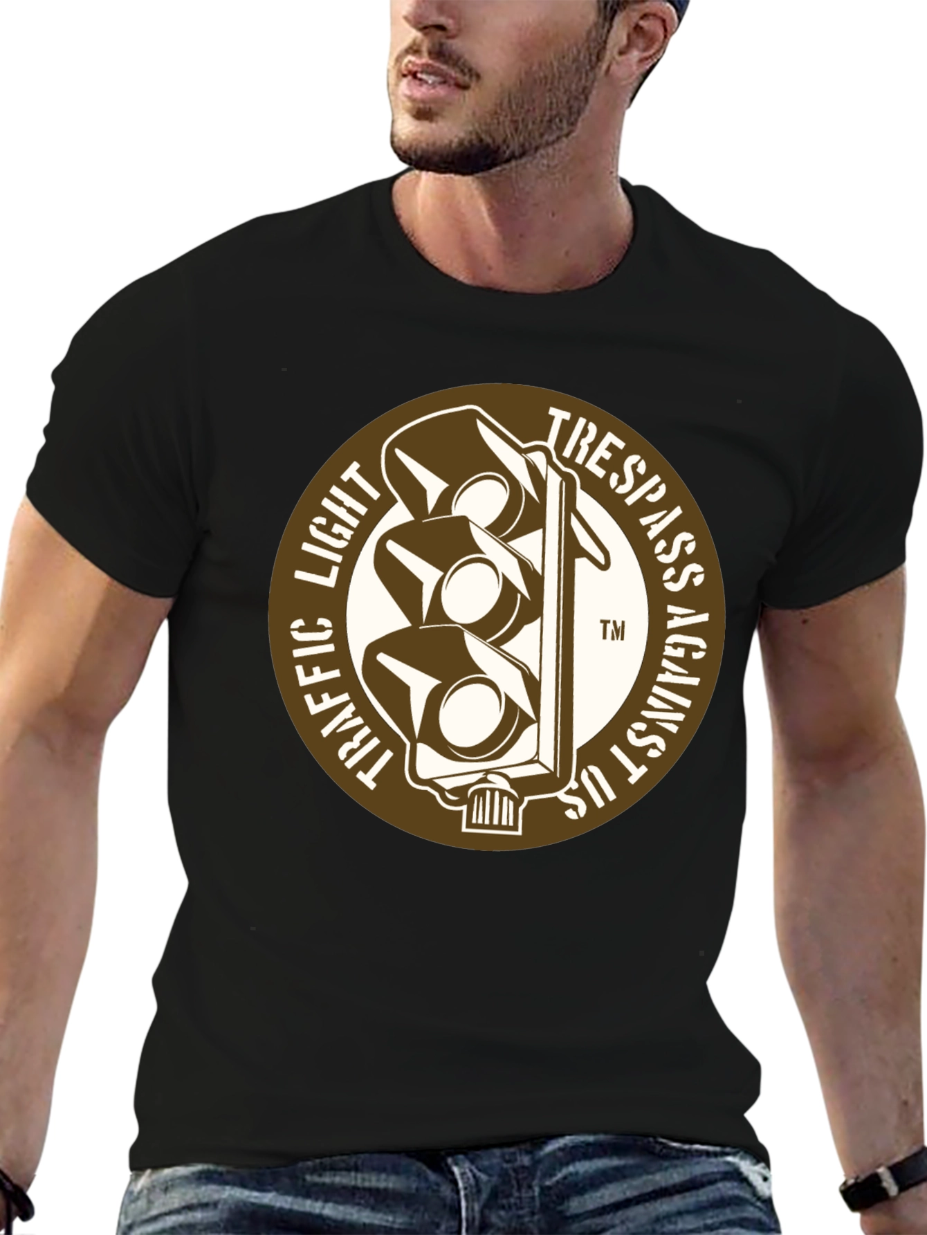 Traffic Light Trespass Graphic T-Shirt