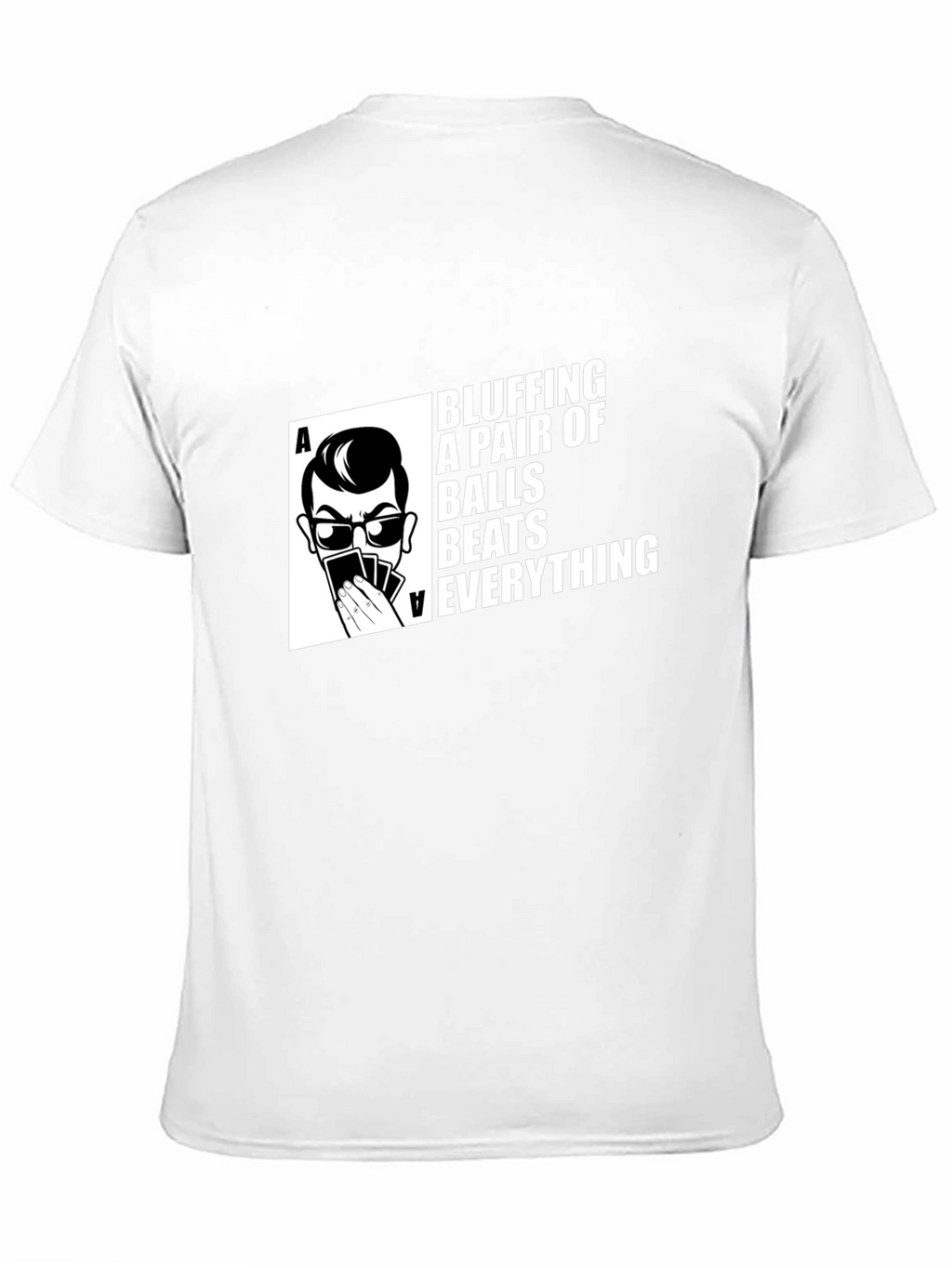 Bluffing Balls Graphic Tee - Poker T-Shirt
