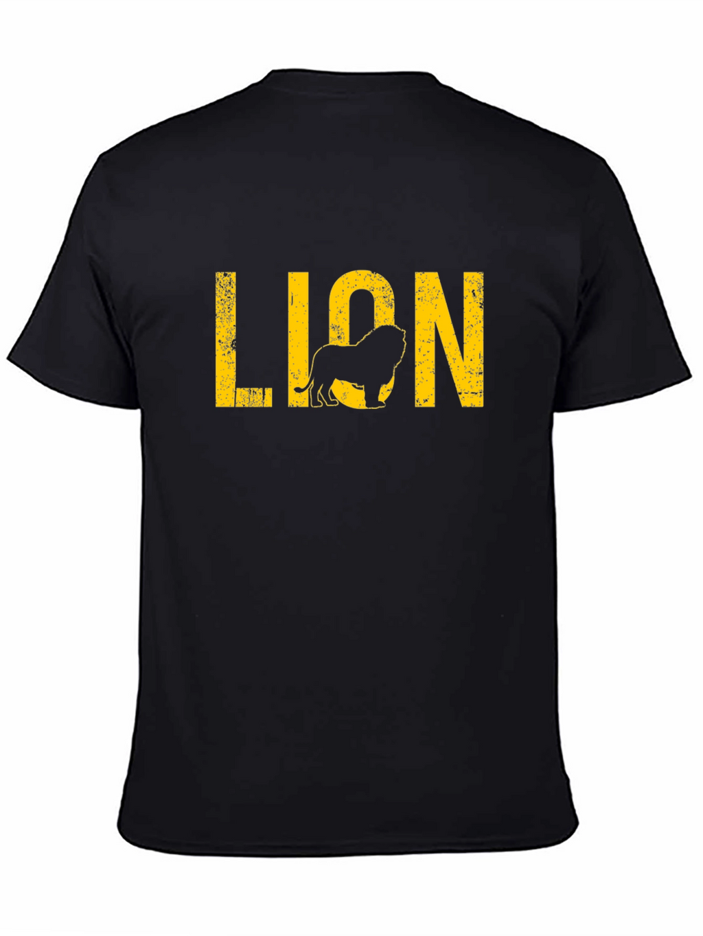 Lion Graphic Black T-Shirt