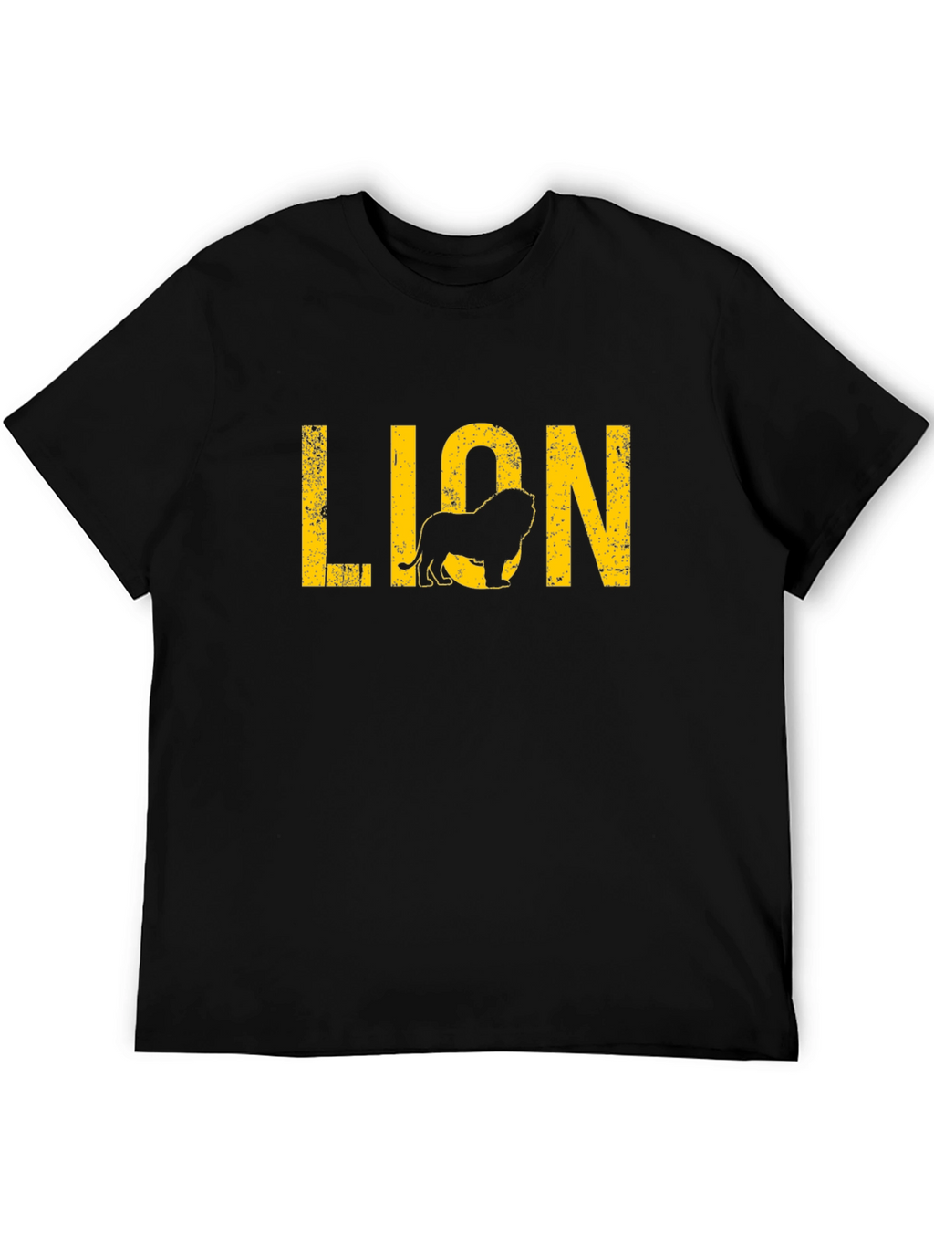 Lion Graphic Black T-Shirt