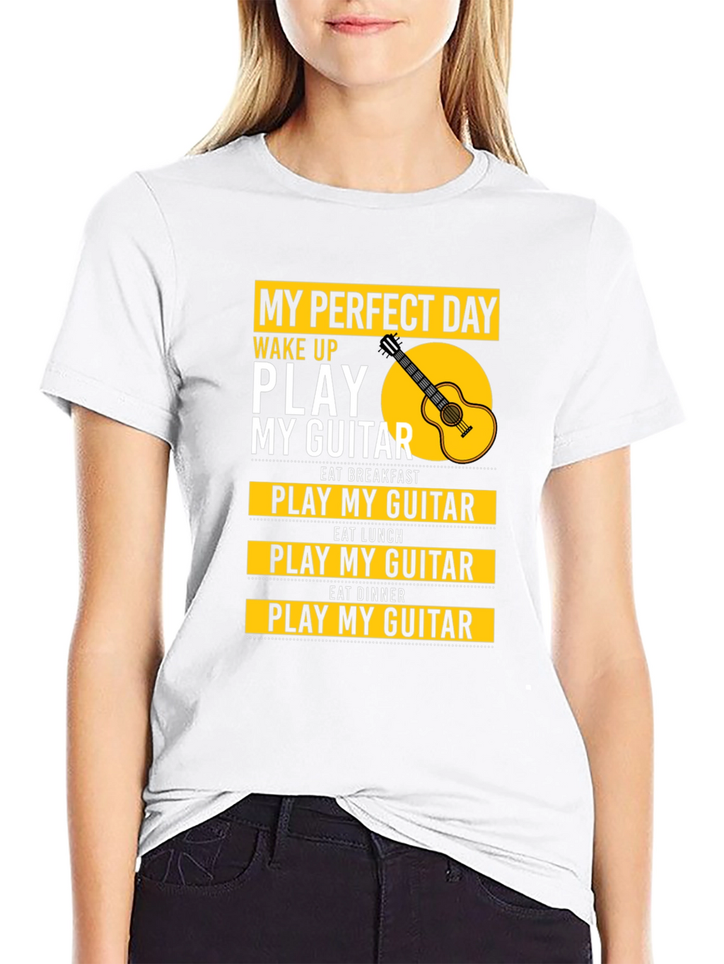 My Perfect Day Guitar T-Shirt