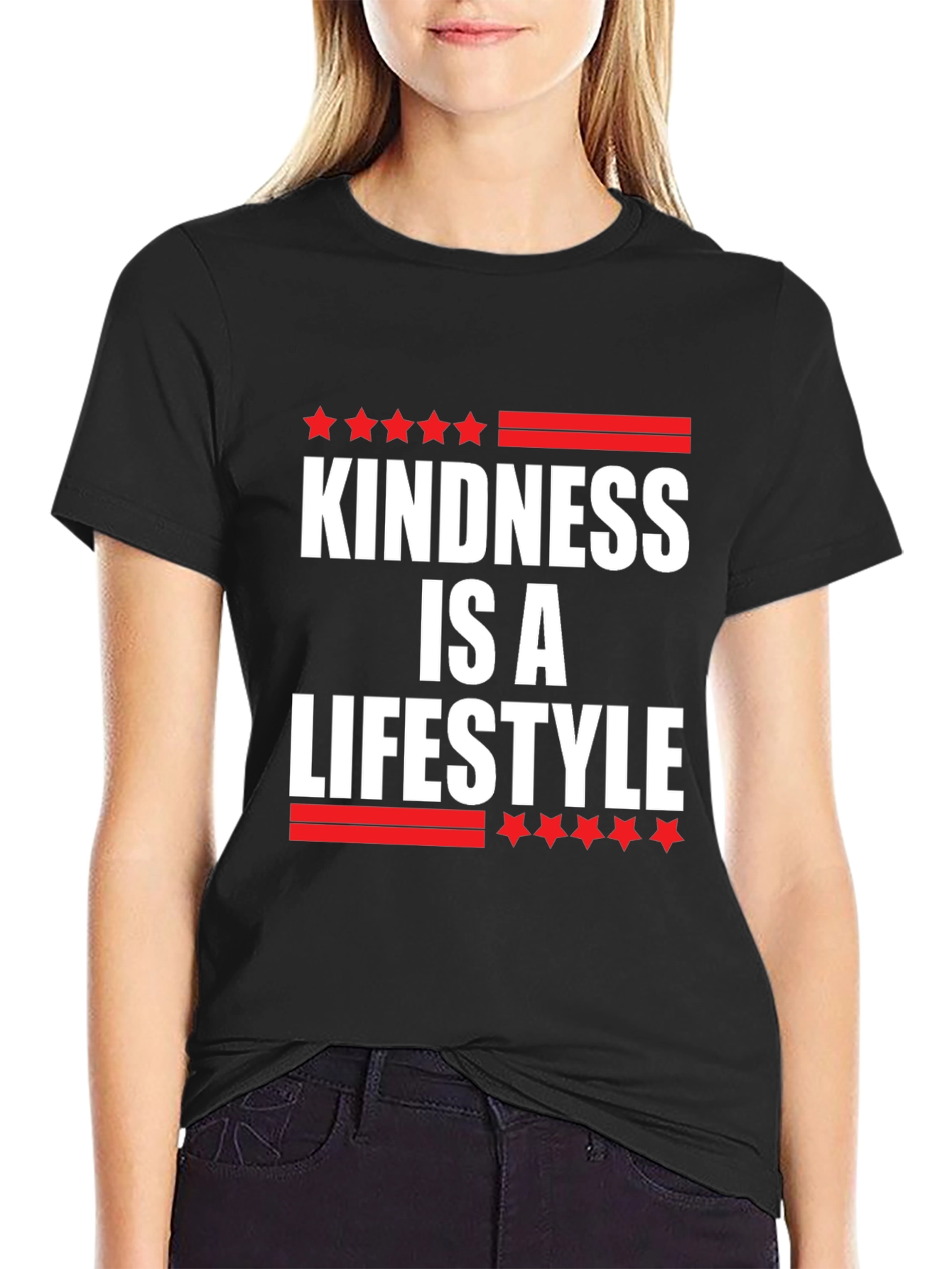 Kindness Is A Lifestyle Graphic T-Shirt