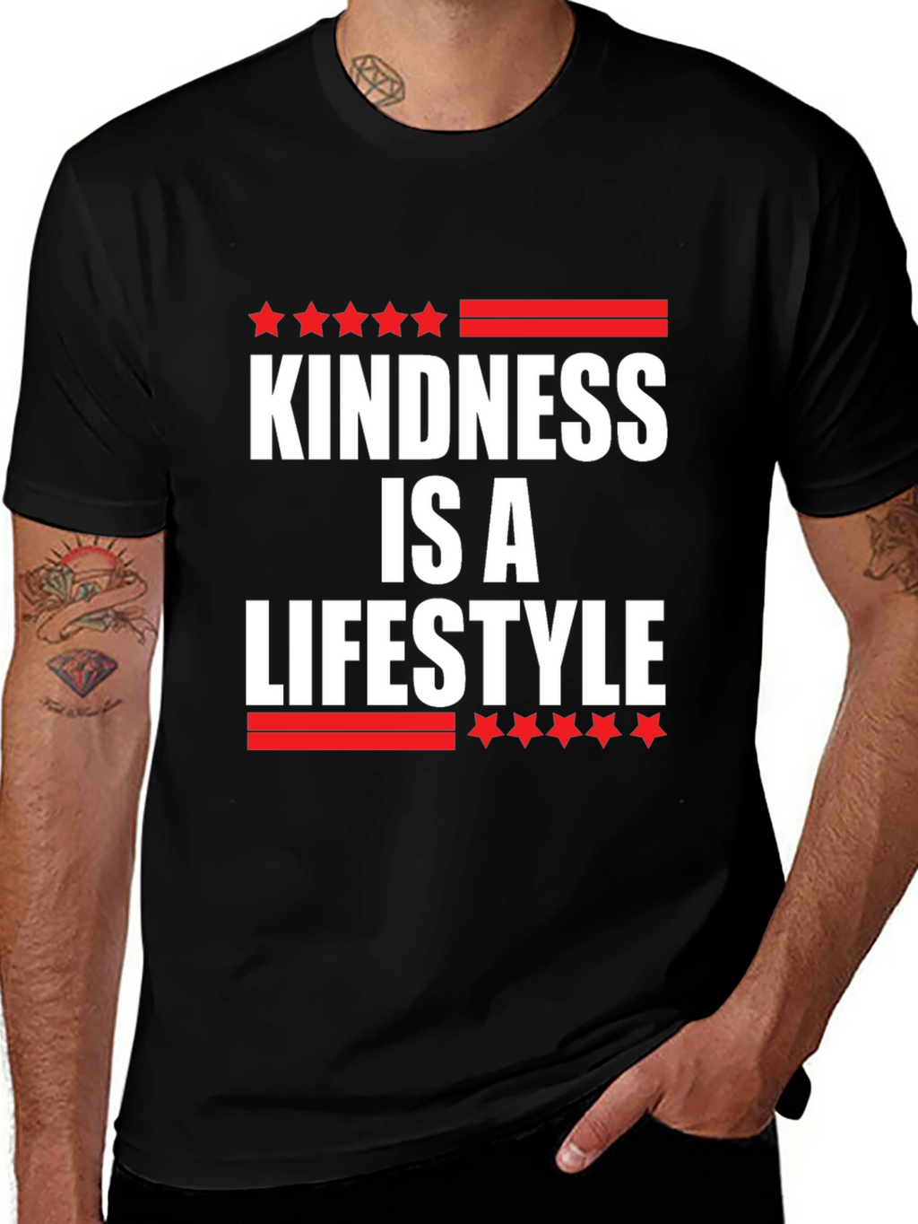 Kindness Is A Lifestyle Graphic T-Shirt