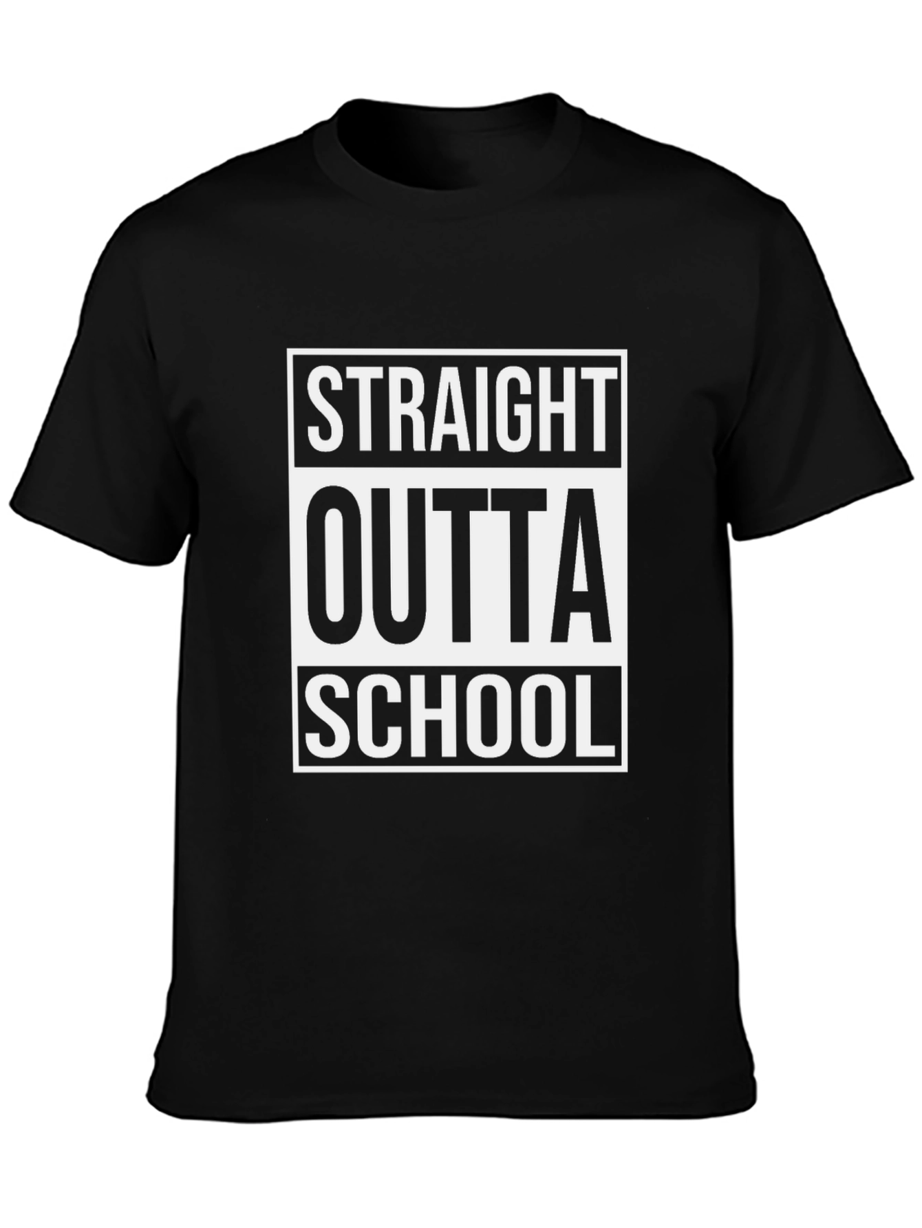 Straight Outta School T-Shirt - Graduation Gift