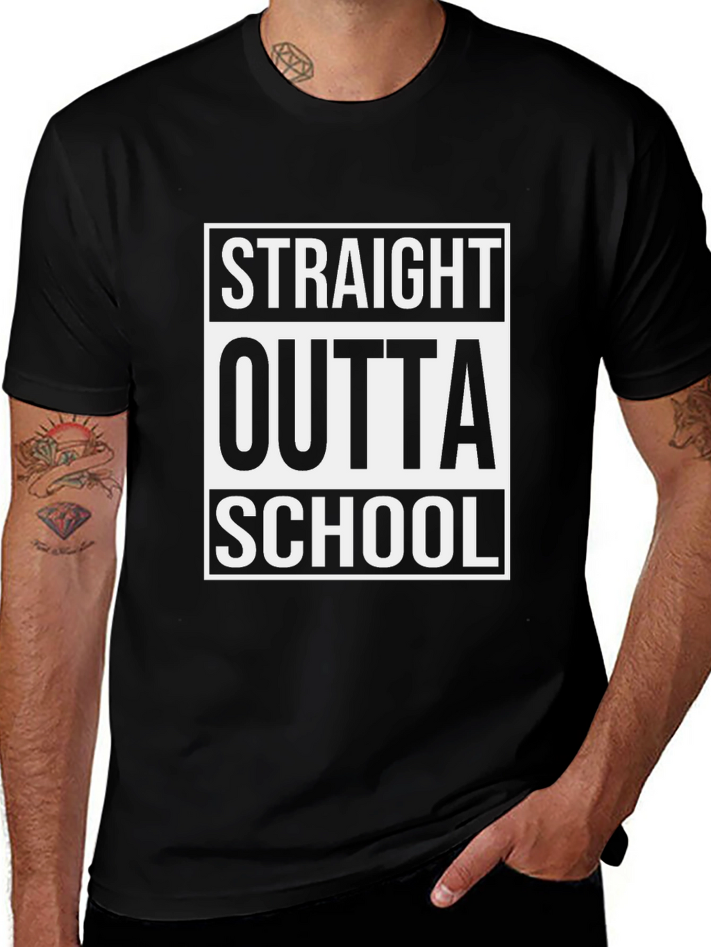 Straight Outta School T-Shirt - Graduation Gift