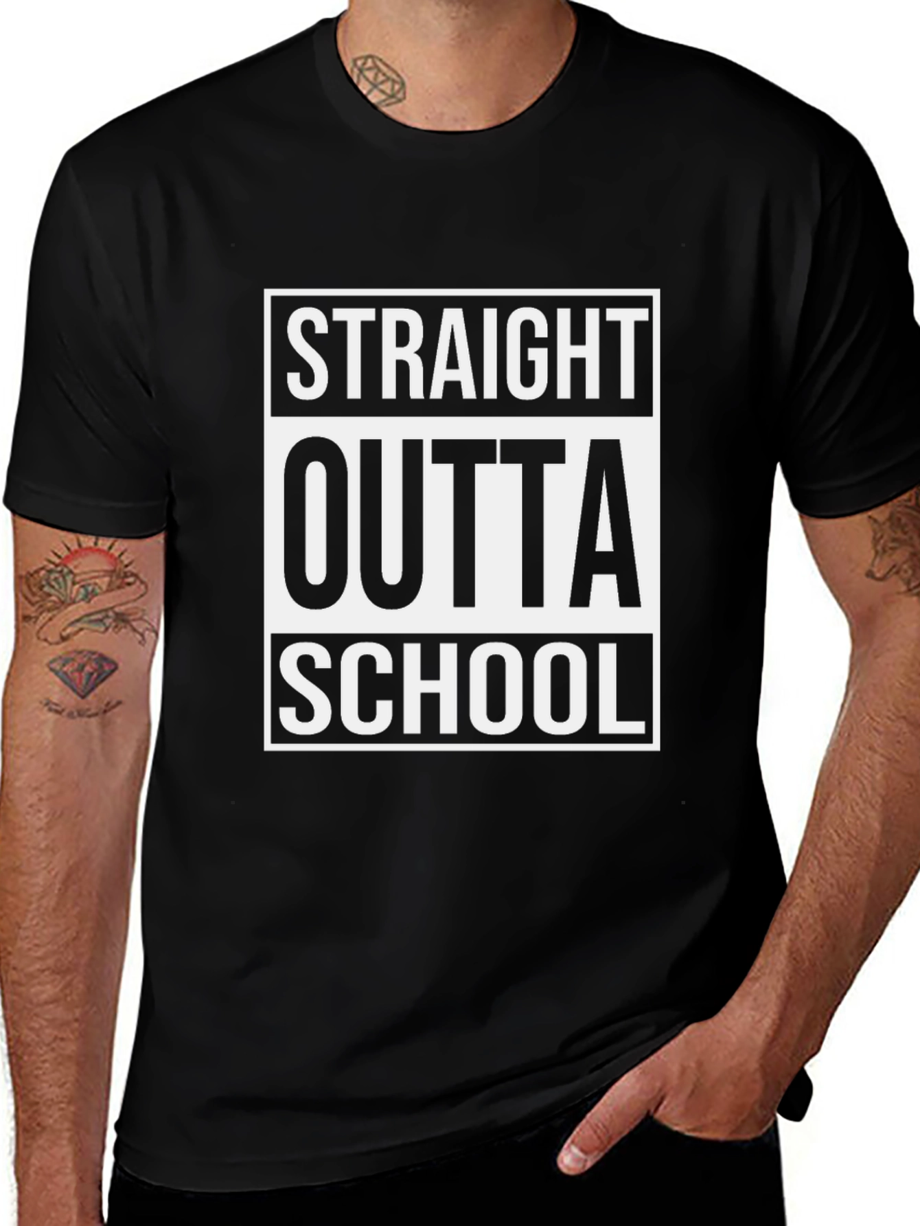 Straight Outta School T-Shirt - Graduation Gift