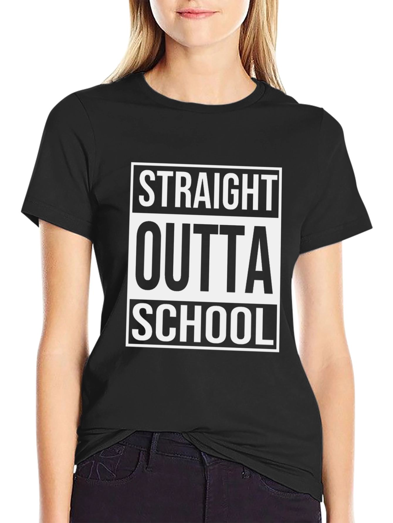 Straight Outta School T-Shirt - Graduation Gift