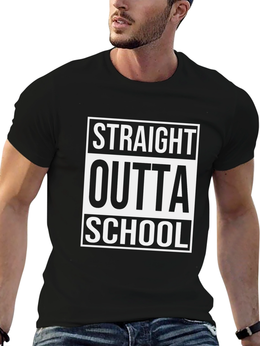 Straight Outta School T-Shirt - Graduation Gift