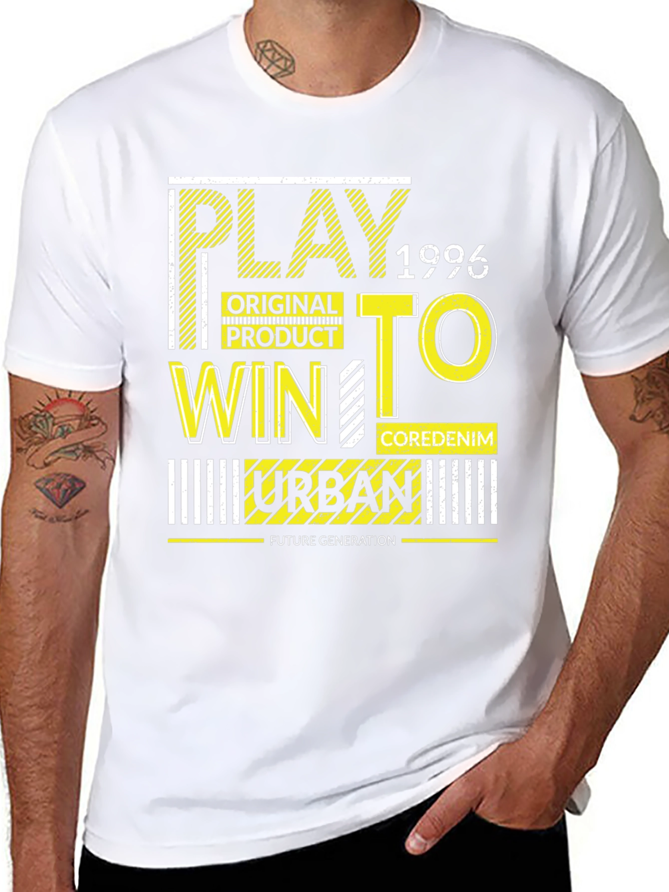 Play to Win 1996 Graphic Tee - Urban Style