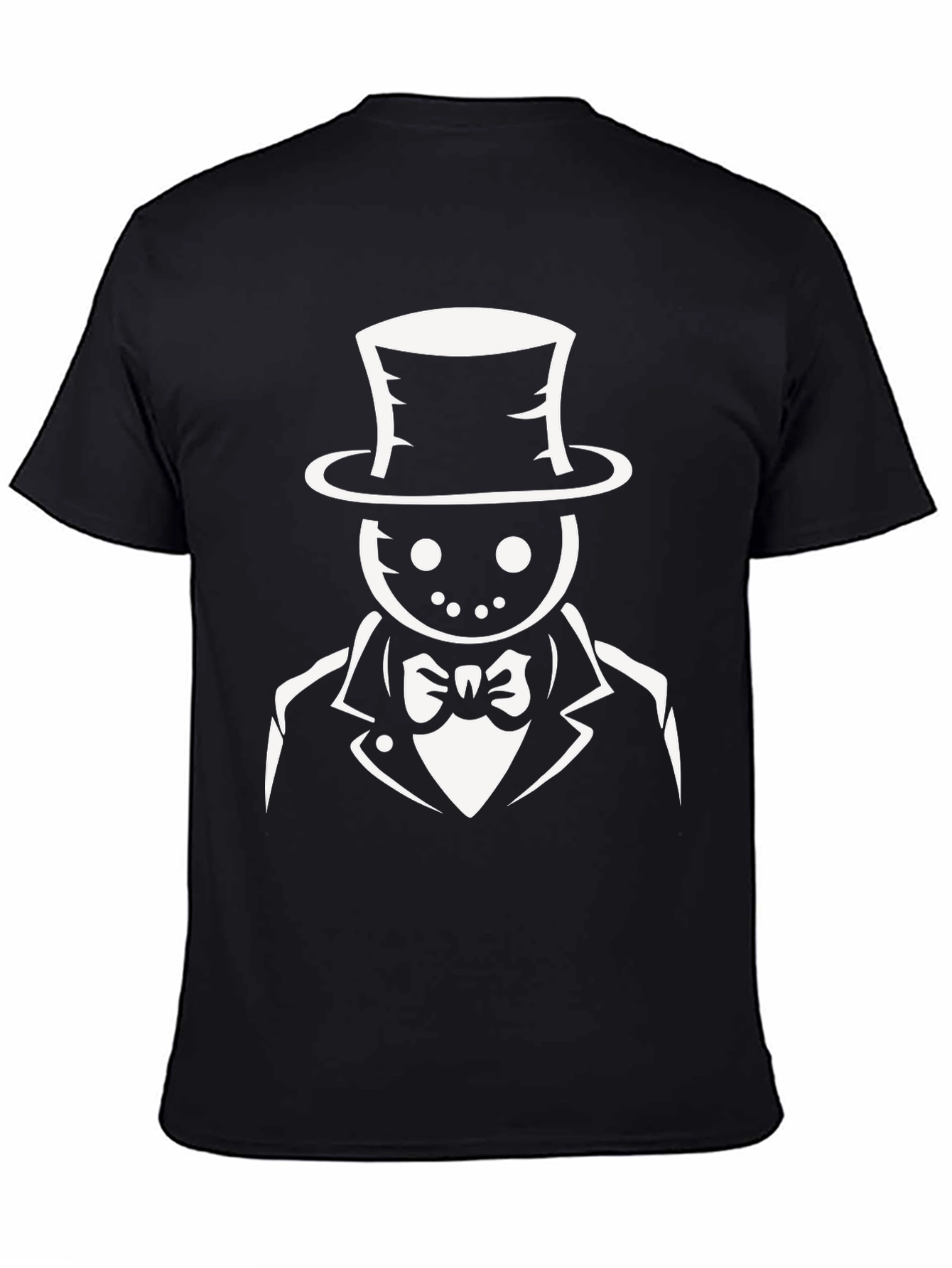 Dapper Horror T-Shirt - Top Hat & Bow Tie