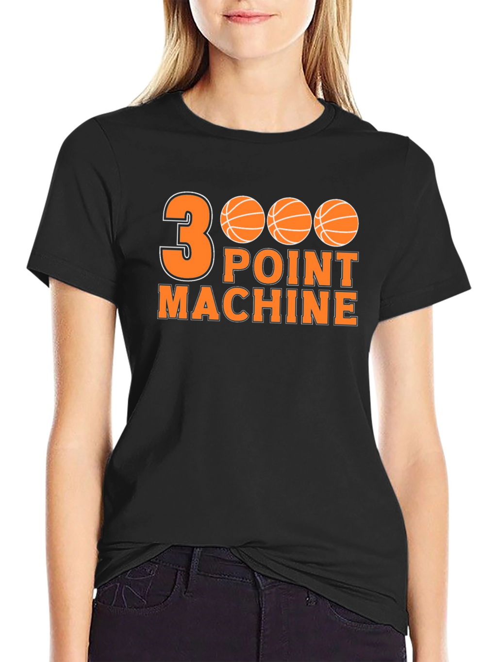 3 Point Machine Graphic T-Shirt - Basketball Fan Apparel