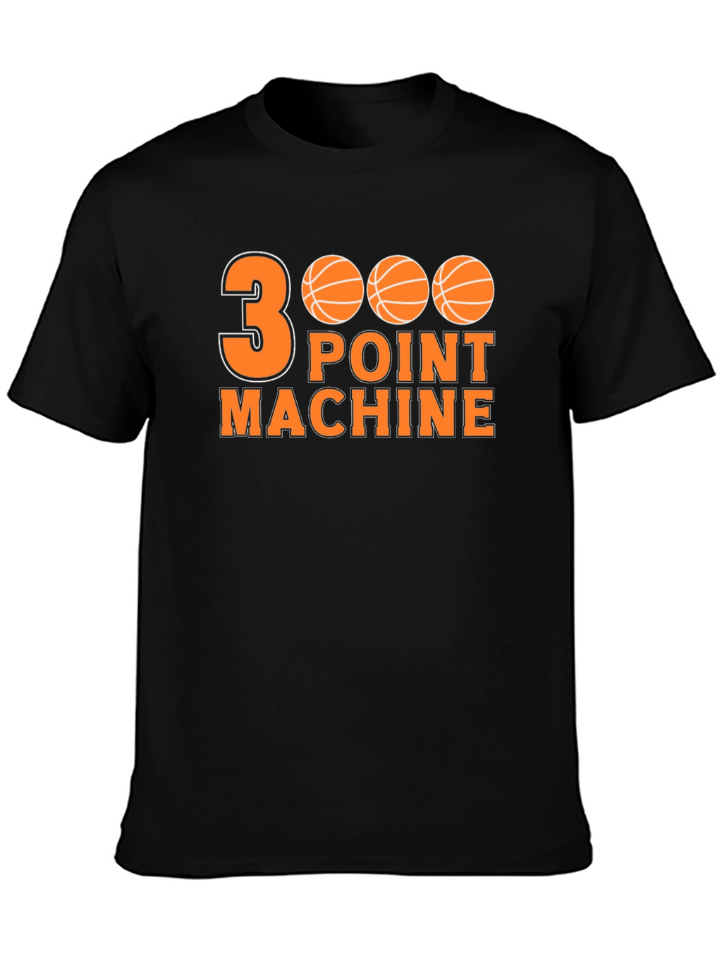 3 Point Machine Graphic T-Shirt - Basketball Fan Apparel