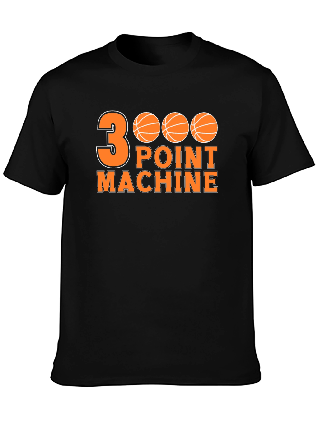 3 Point Machine Graphic T-Shirt - Basketball Fan Apparel