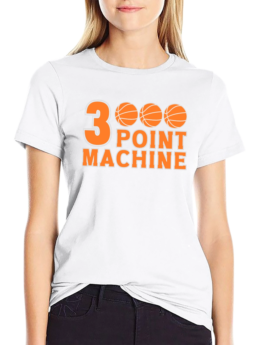 3 Point Machine Graphic T-Shirt - Basketball Fan Apparel