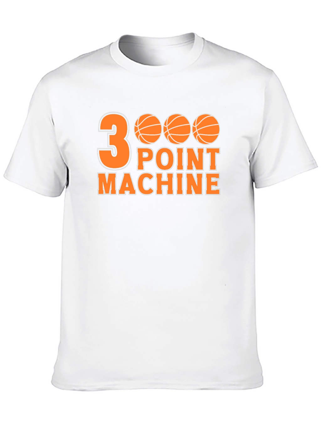 3 Point Machine Graphic T-Shirt - Basketball Fan Apparel
