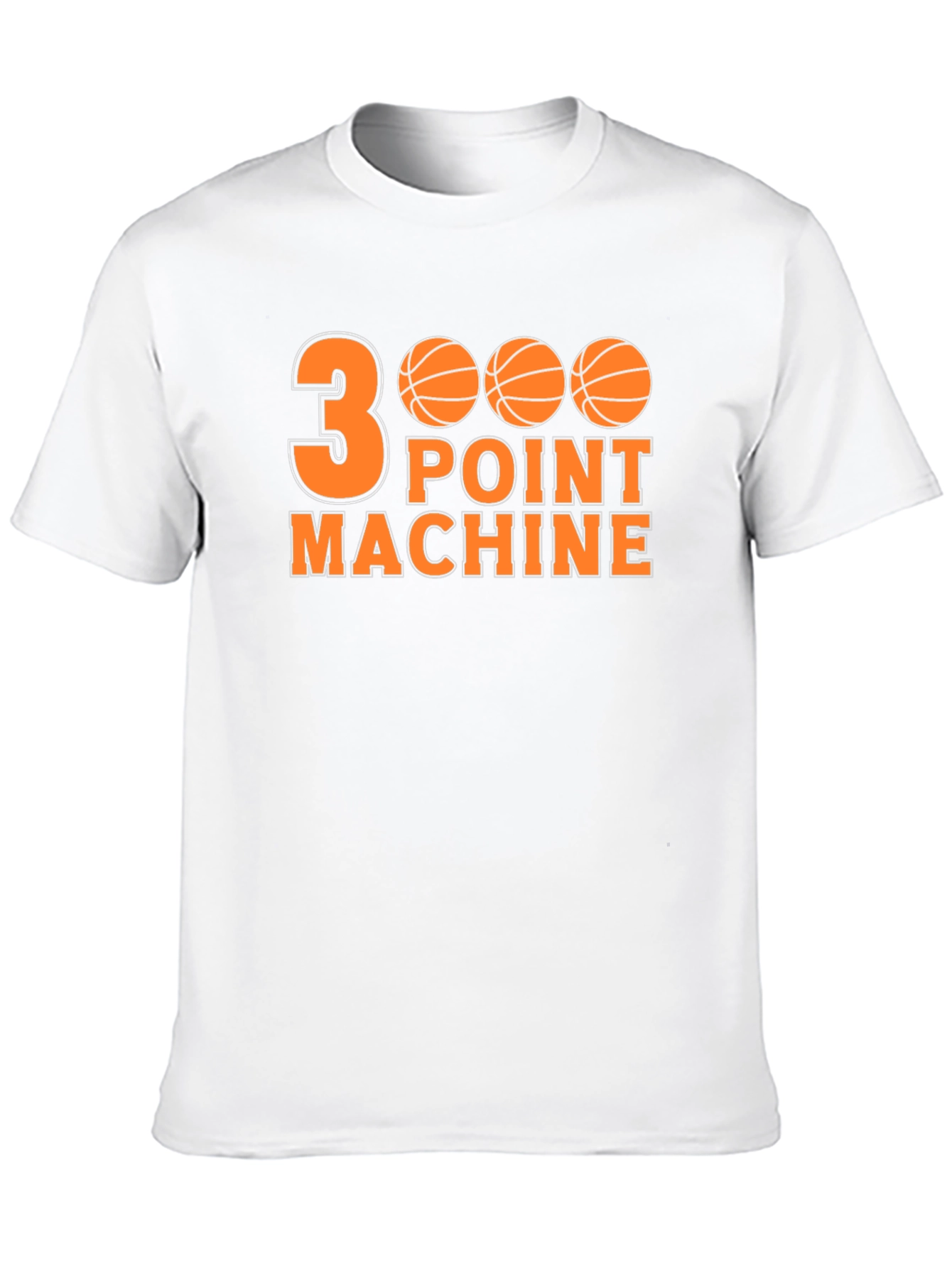 3 Point Machine Graphic T-Shirt - Basketball Fan Apparel