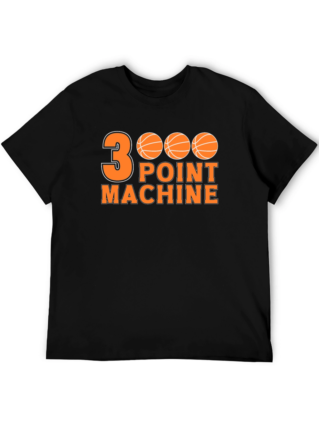 3 Point Machine Graphic T-Shirt - Basketball Fan Apparel