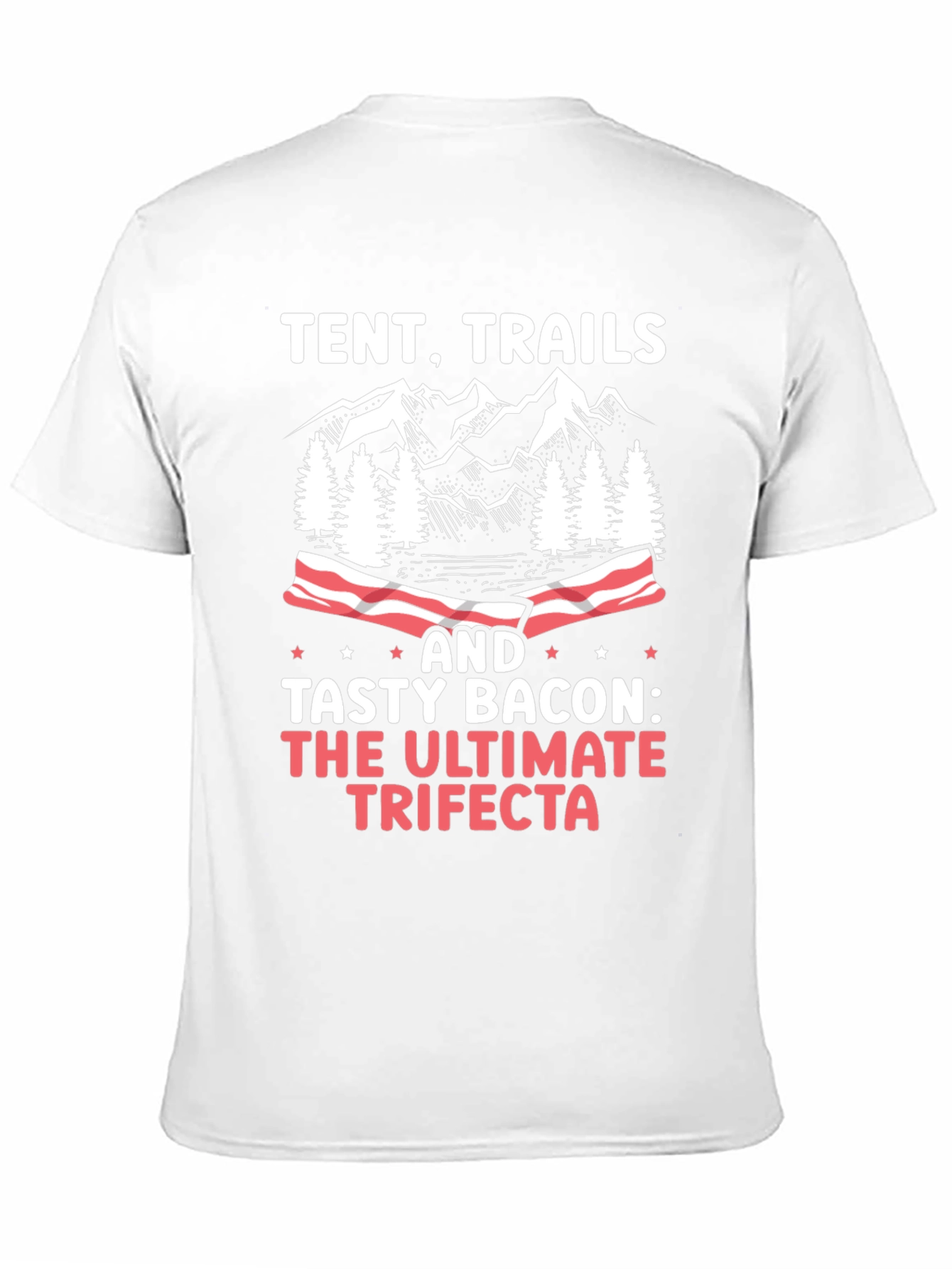 Tent Trails and Tasty Bacon T-Shirt
