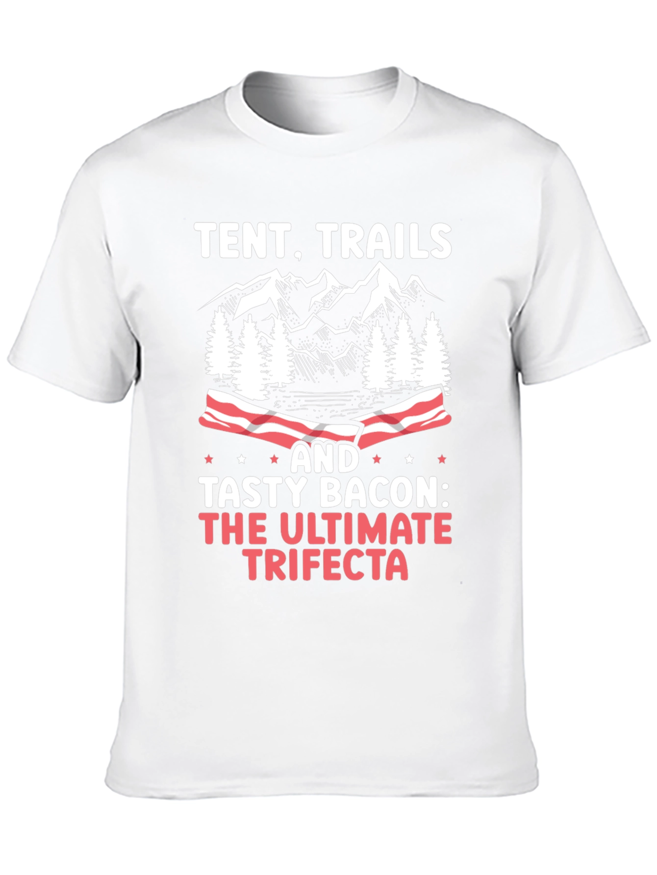Tent Trails and Tasty Bacon T-Shirt