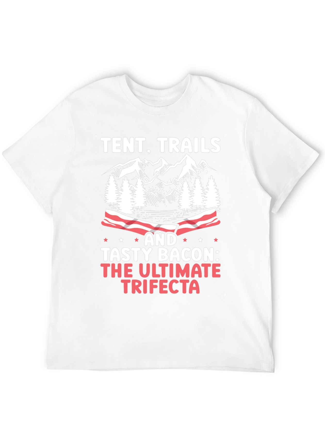 Tent Trails and Tasty Bacon T-Shirt