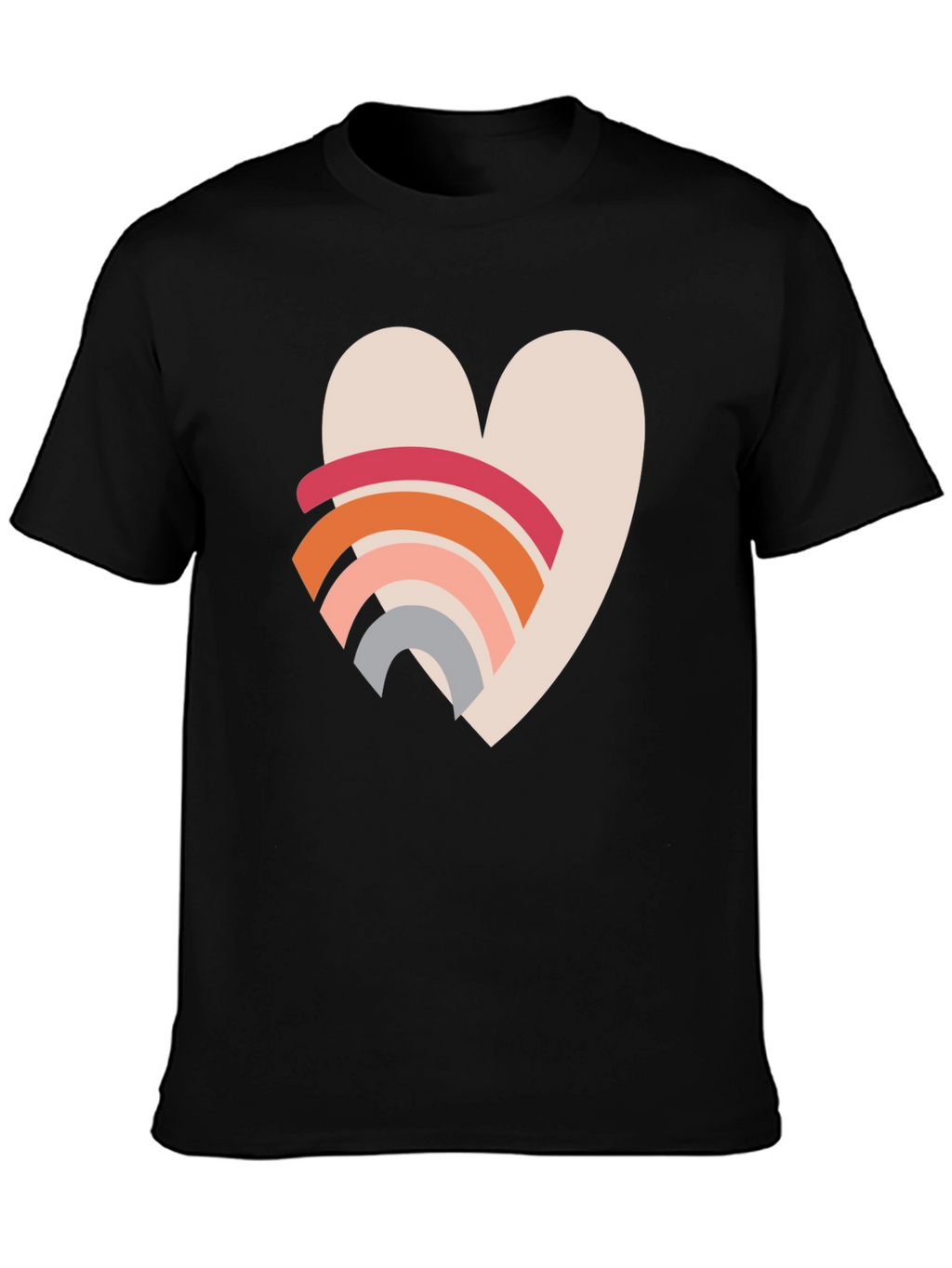 Heart Rainbow Graphic Tee