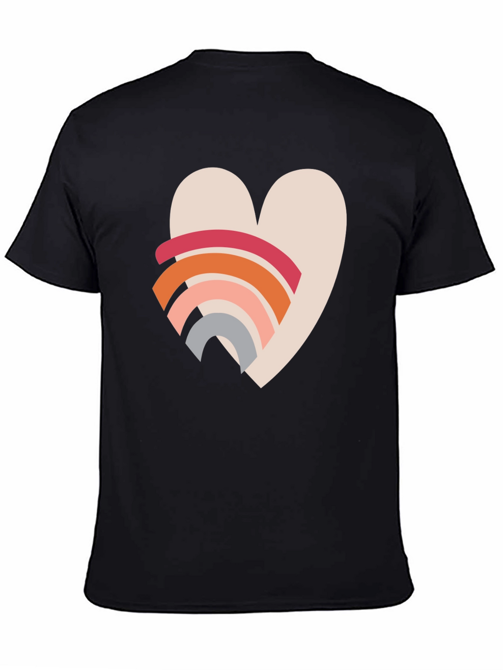 Heart Rainbow Graphic Tee