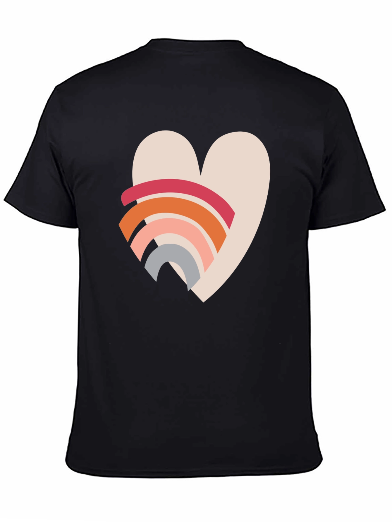 Heart Rainbow Graphic Tee