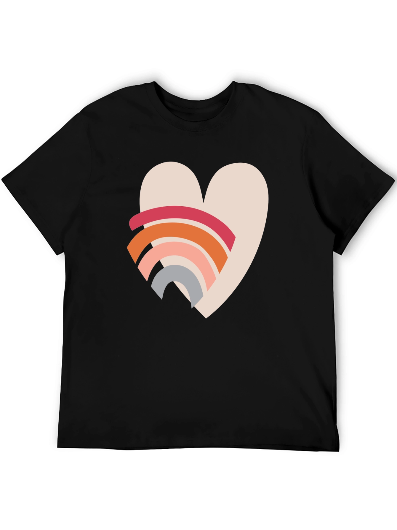Heart Rainbow Graphic Tee