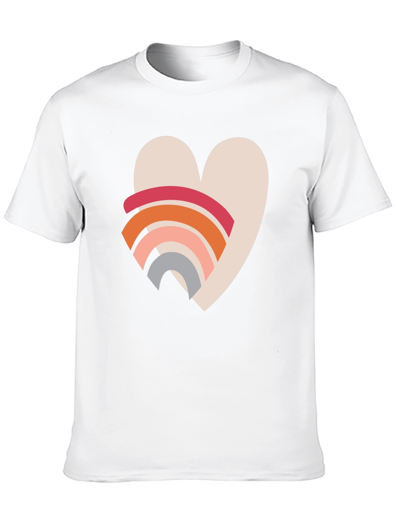 Heart Rainbow Graphic Tee