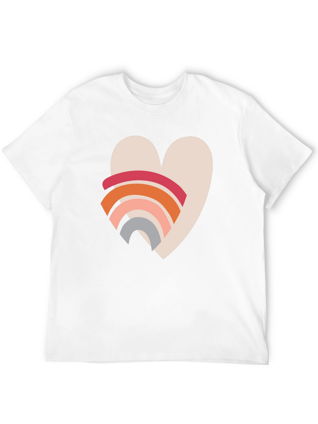 Heart Rainbow Graphic Tee