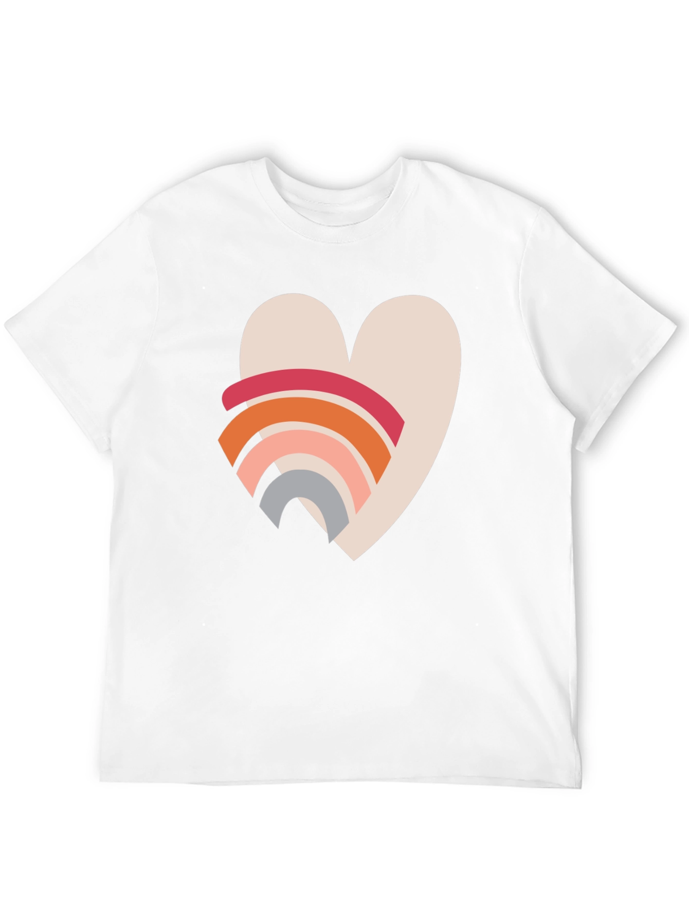 Heart Rainbow Graphic Tee