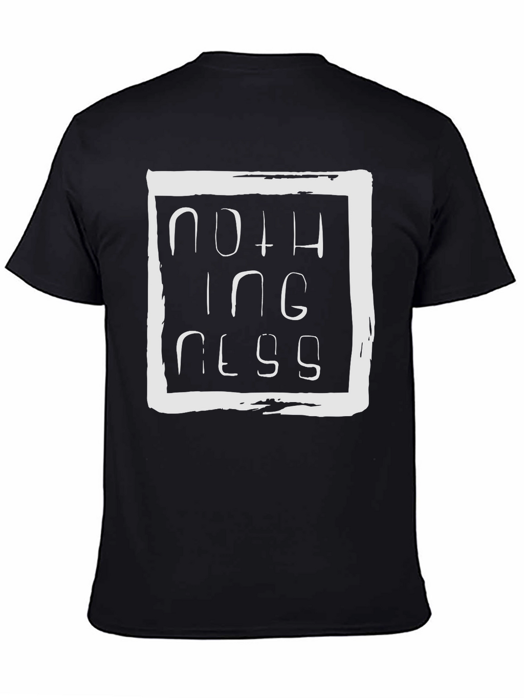 Nothingness Graphic Tee - Unisex Black T-Shirt