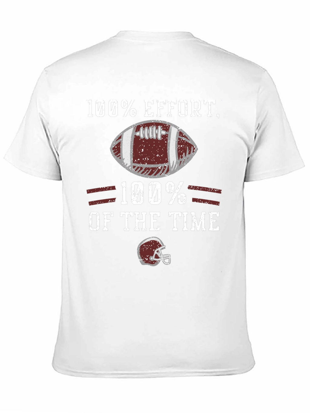 100% Effort Football Graphic T-Shirt