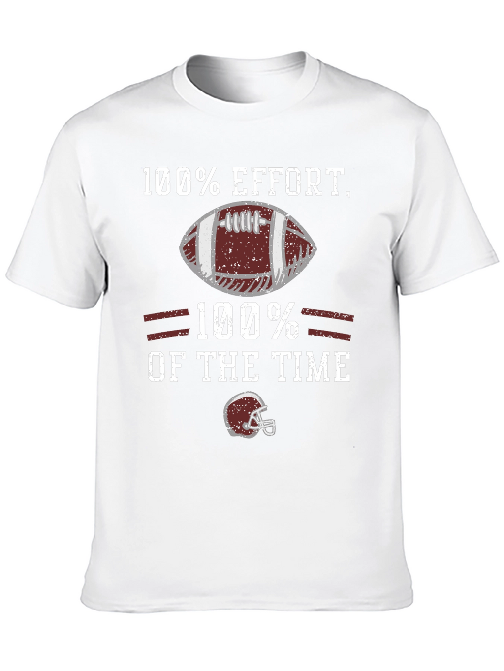100% Effort Football Graphic T-Shirt