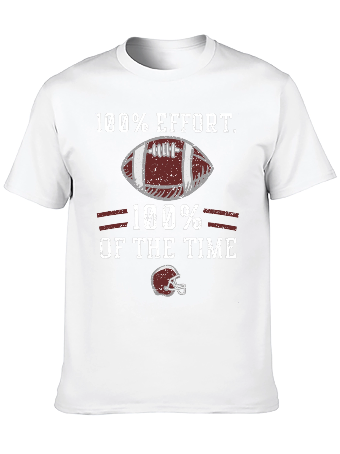100% Effort Football Graphic T-Shirt