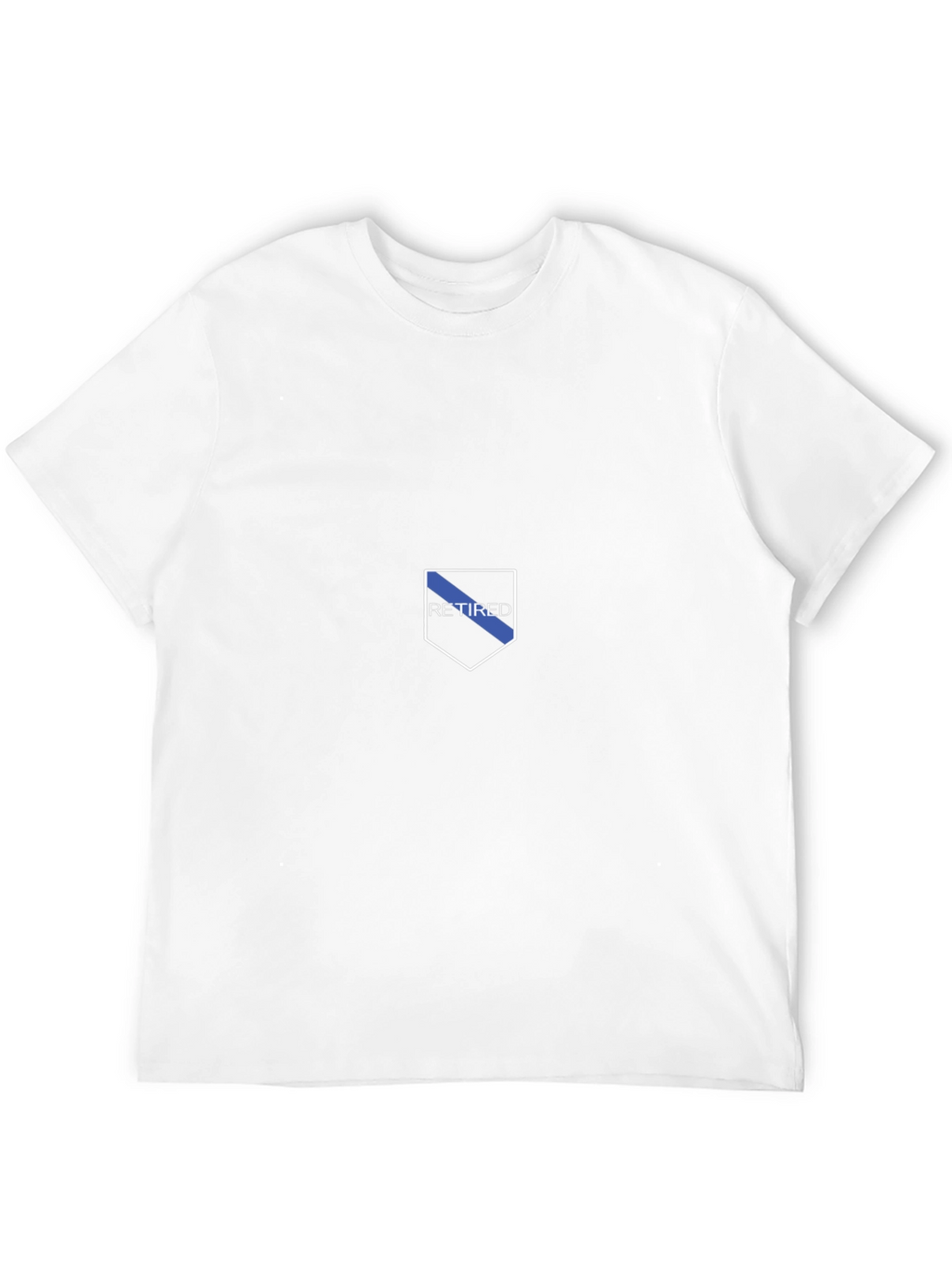 Retired Police Officer Thin Blue Line T-Shirt