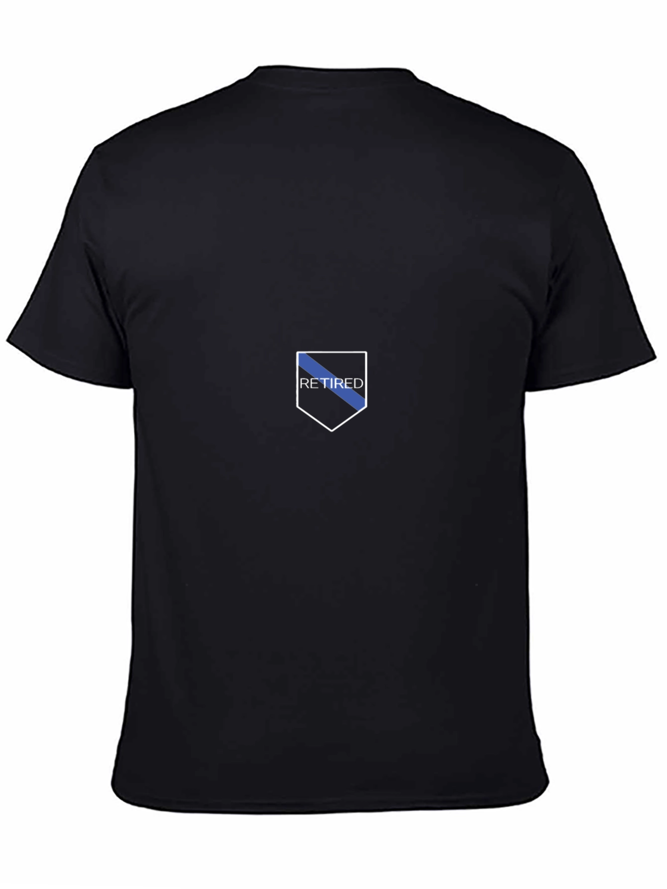 Retired Police Officer Thin Blue Line T-Shirt