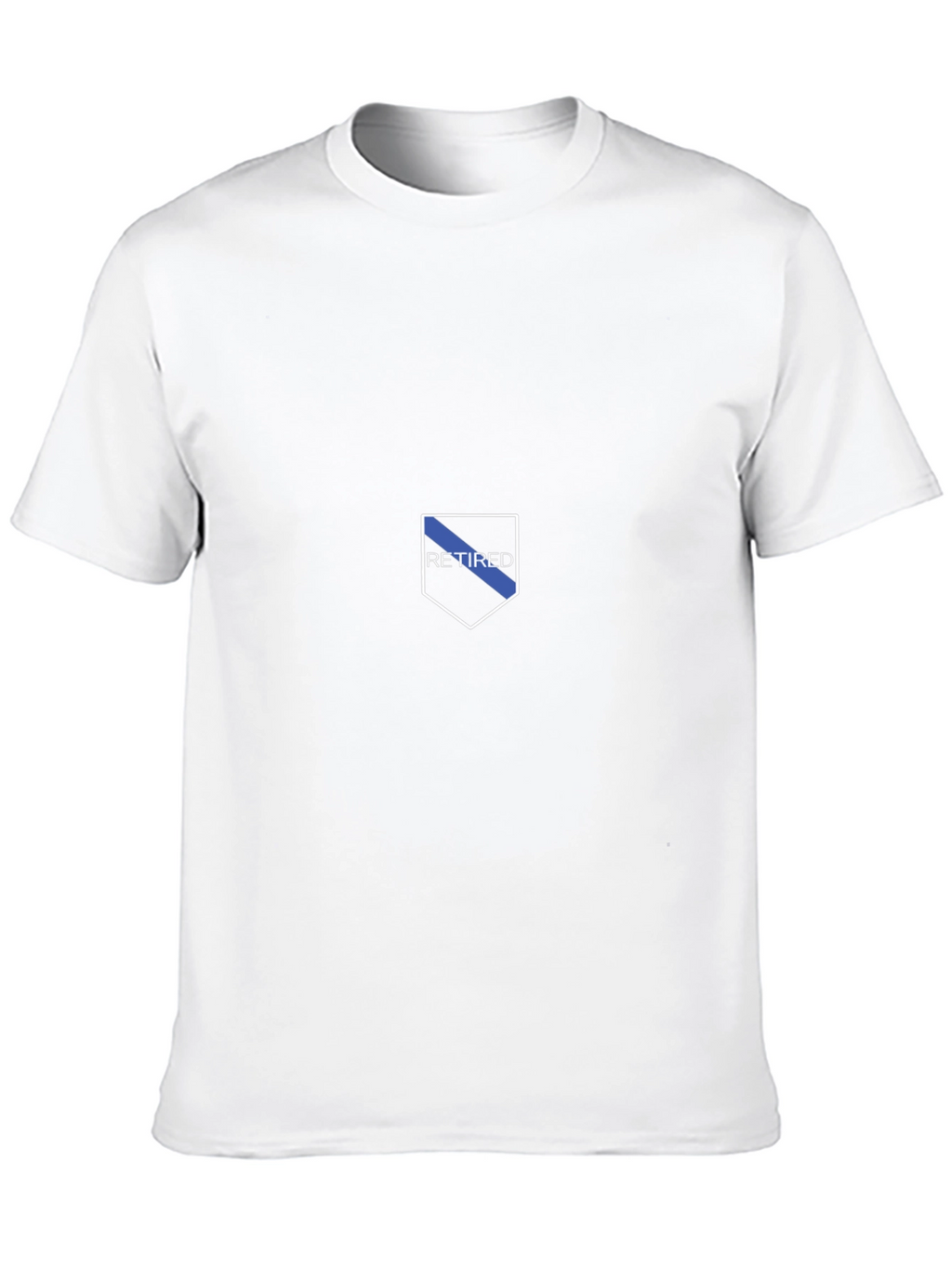 Retired Police Officer Thin Blue Line T-Shirt