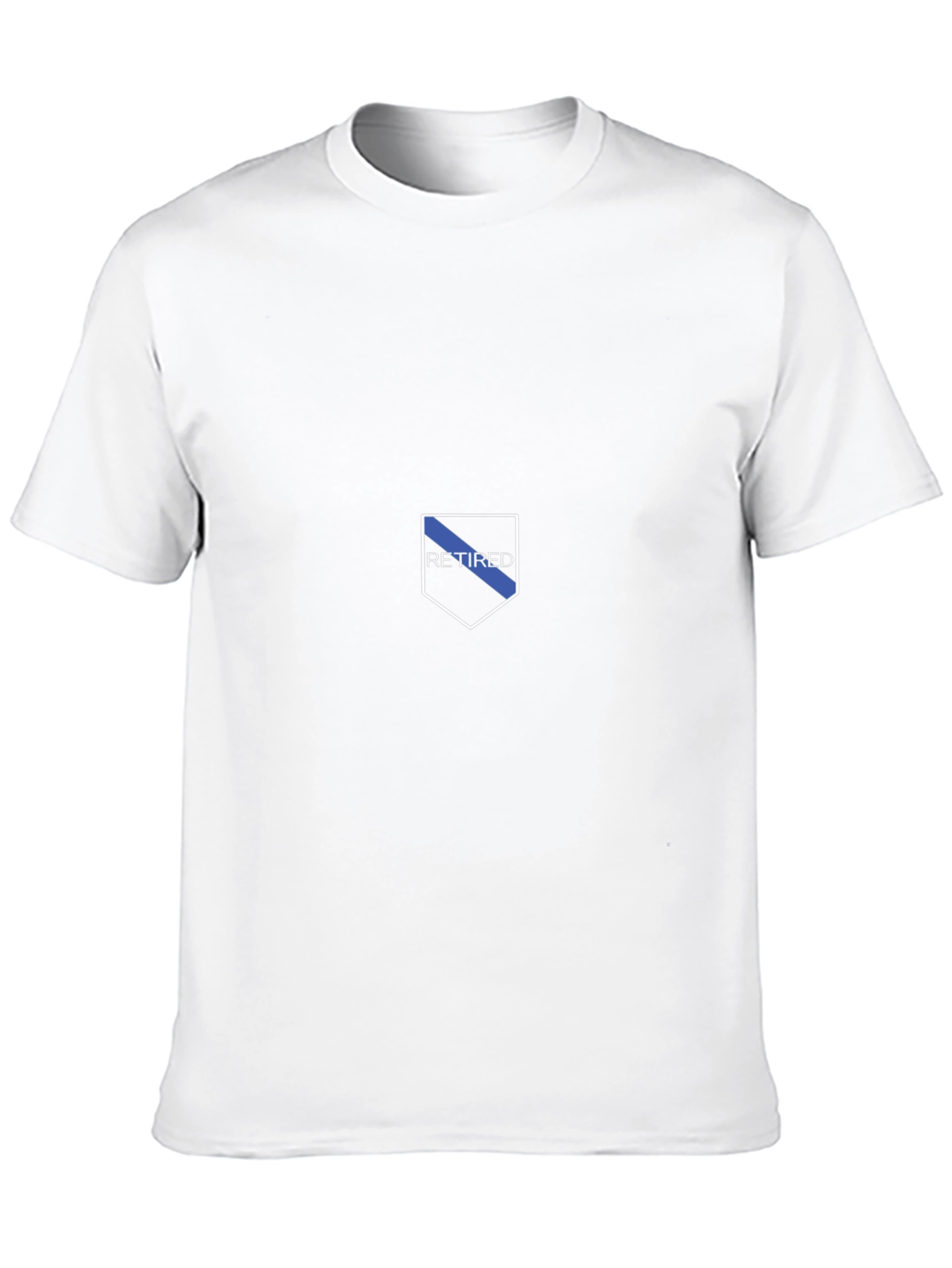 Retired Police Officer Thin Blue Line T-Shirt