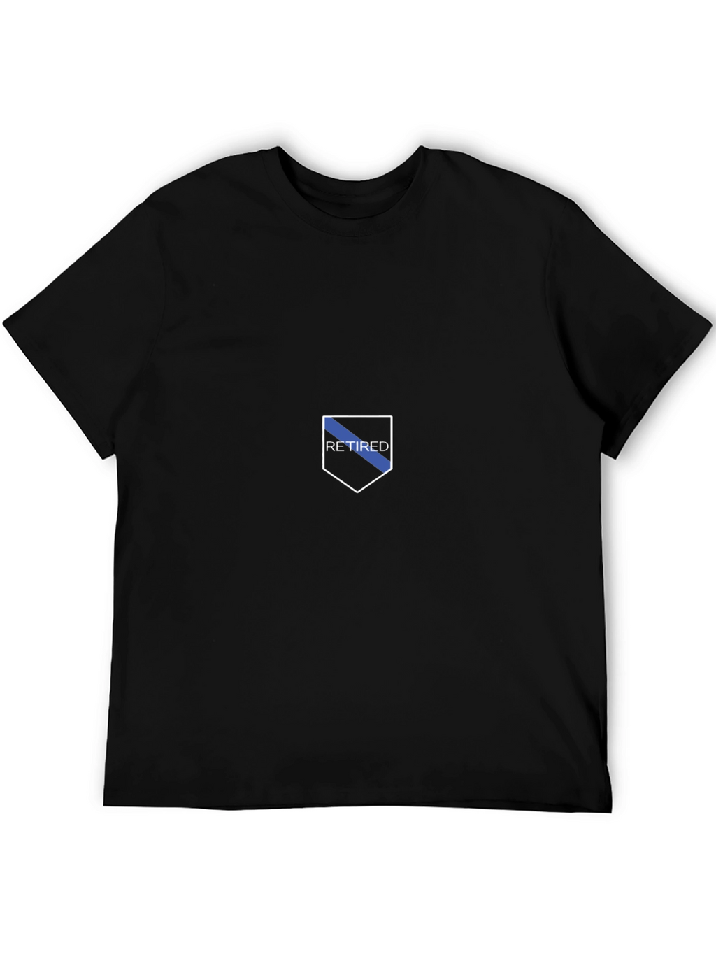 Retired Police Officer Thin Blue Line T-Shirt