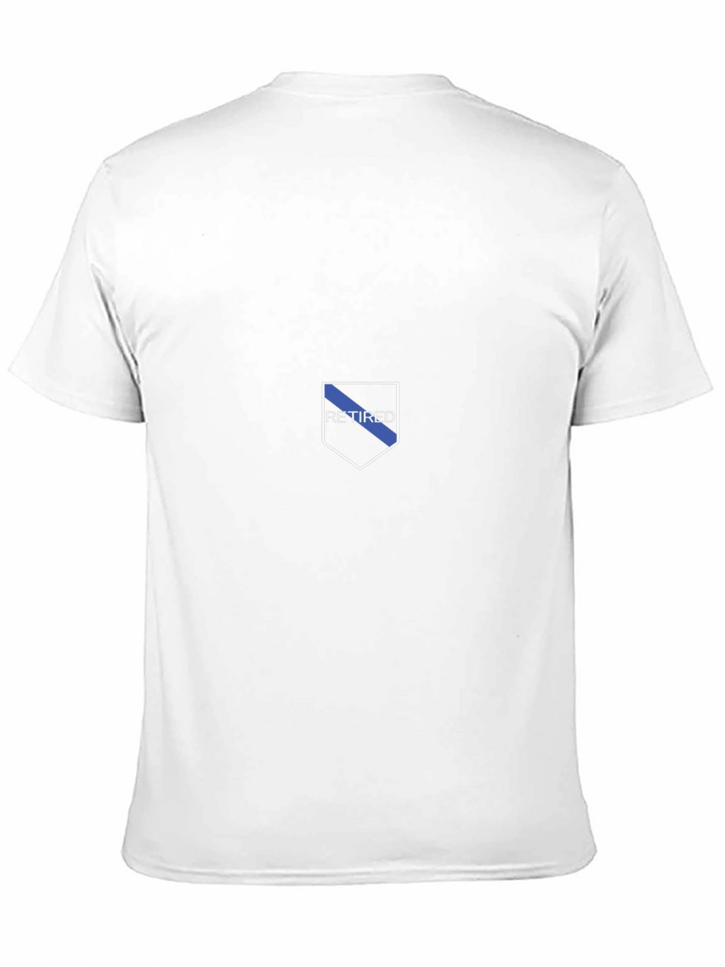 Retired Police Officer Thin Blue Line T-Shirt