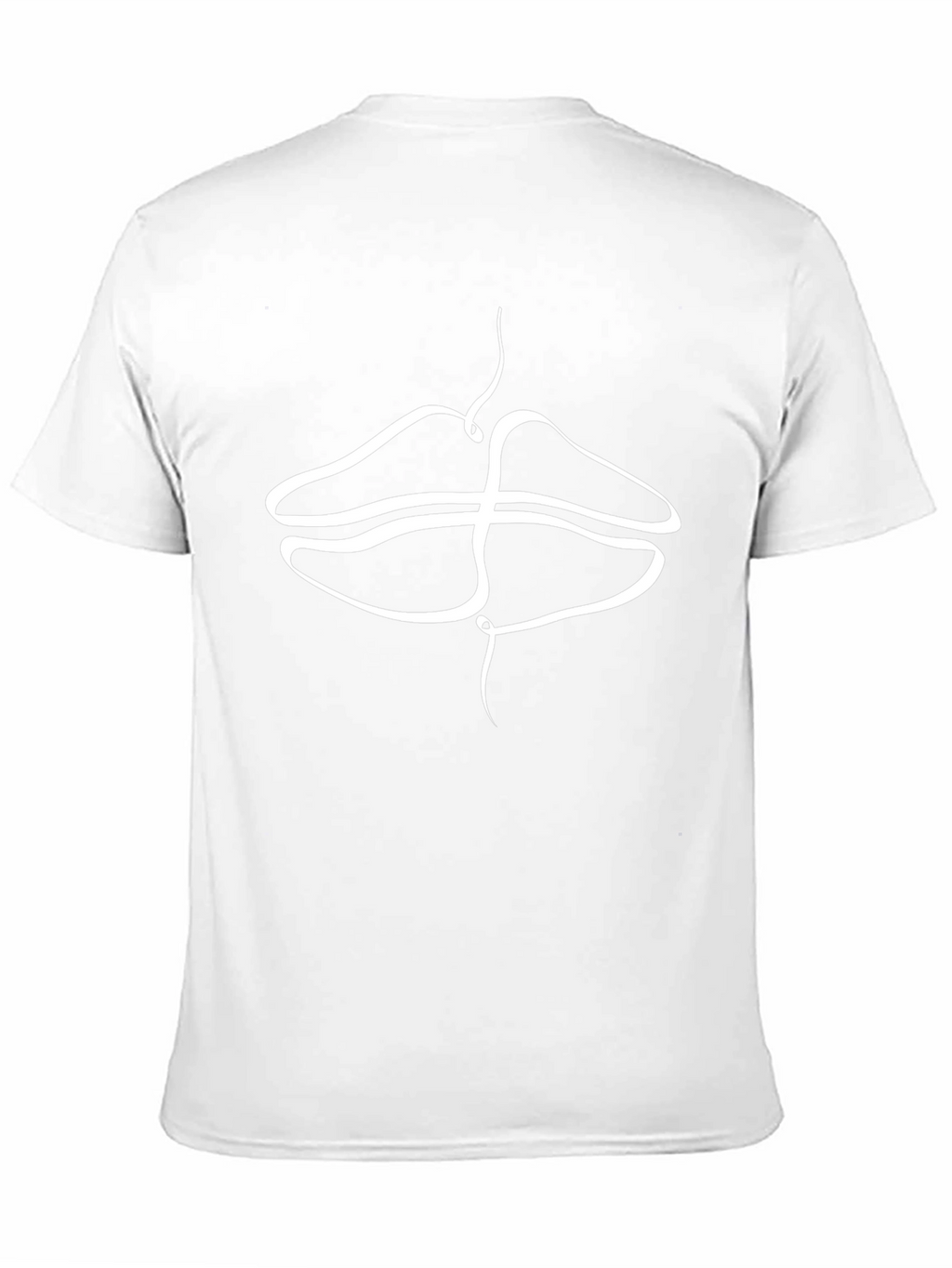 Abstract Lips Graphic Black T-Shirt