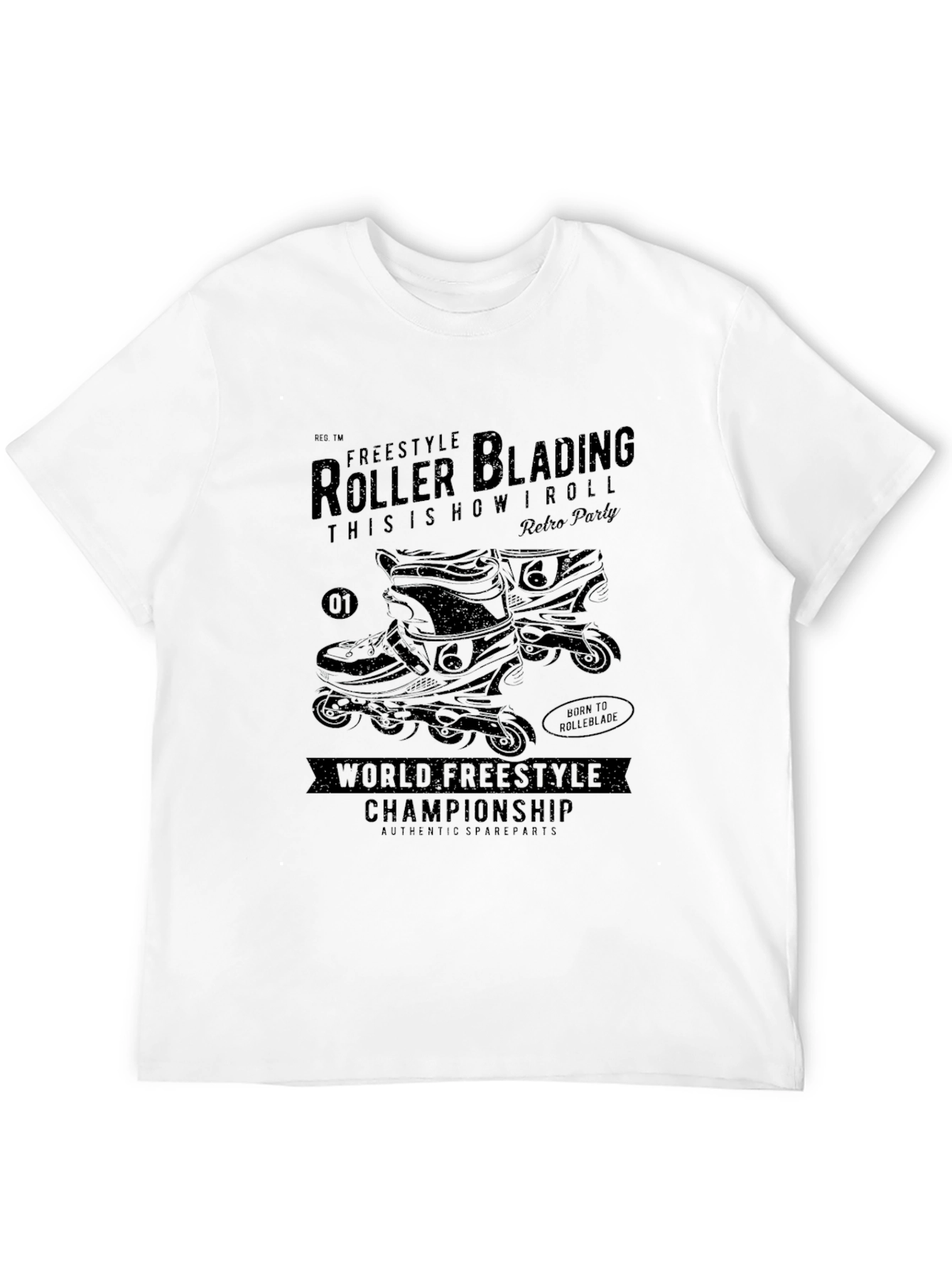 Freestyle Roller Blading Graphic Tee