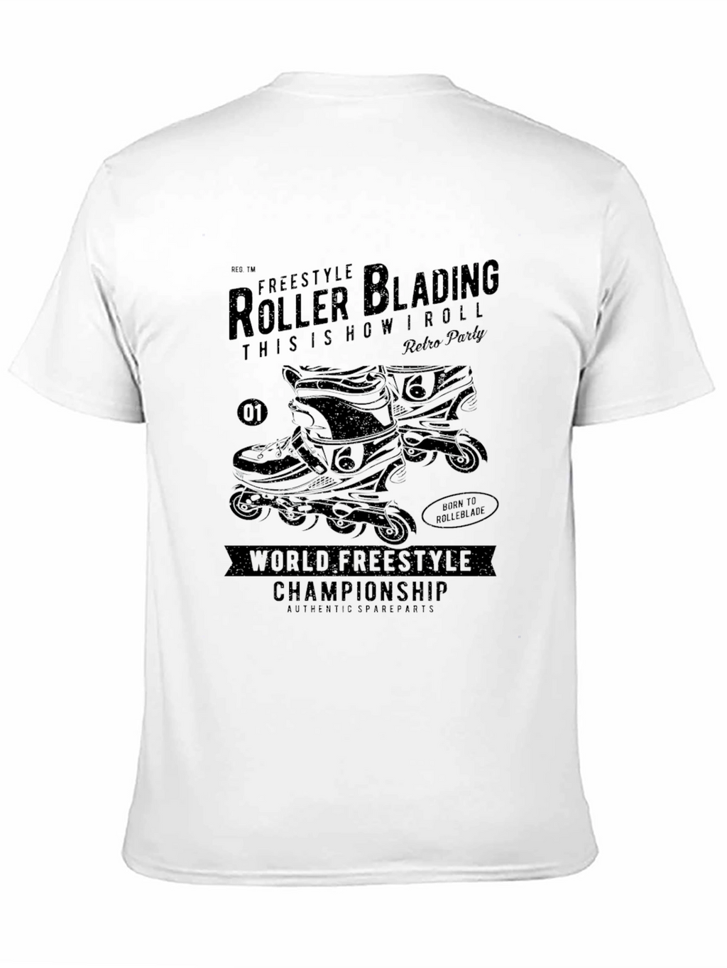 Freestyle Roller Blading Graphic Tee
