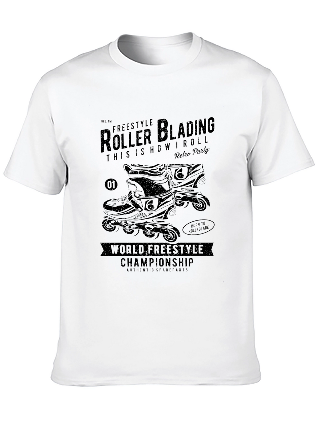 Freestyle Roller Blading Graphic Tee