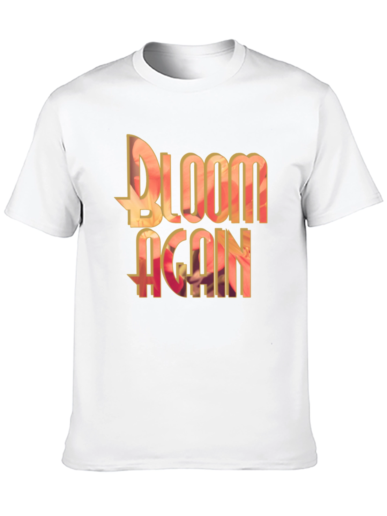 Bloom Again Graphic Black T-Shirt