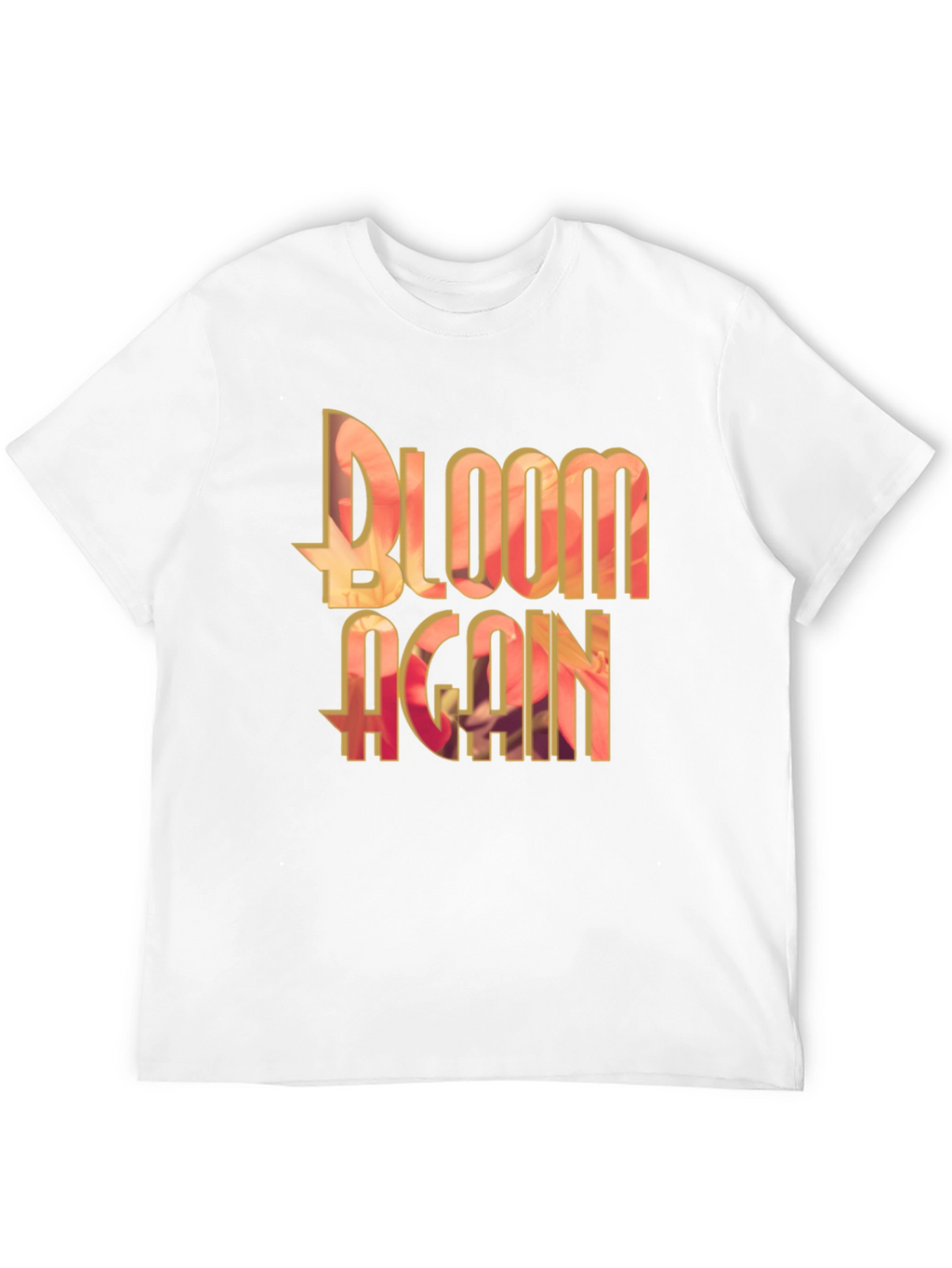 Bloom Again Graphic Black T-Shirt