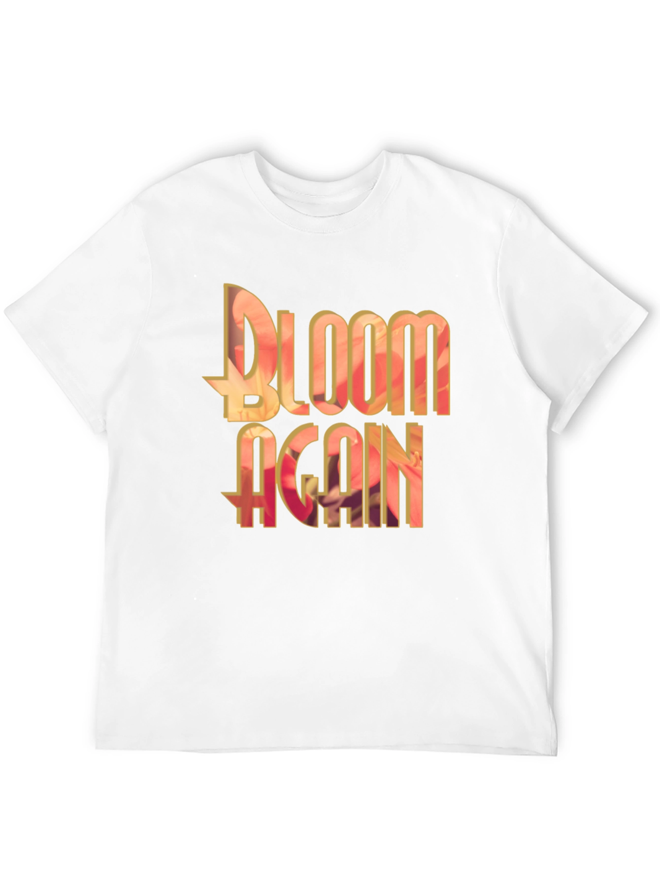 Bloom Again Graphic Black T-Shirt