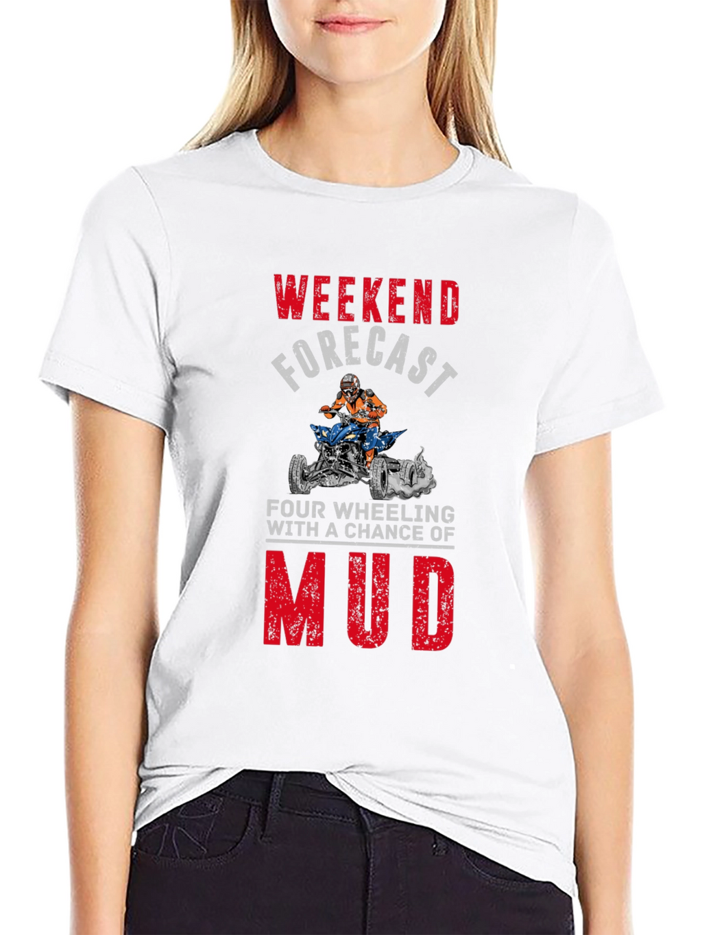 Weekend Forecast Mudding T-Shirt