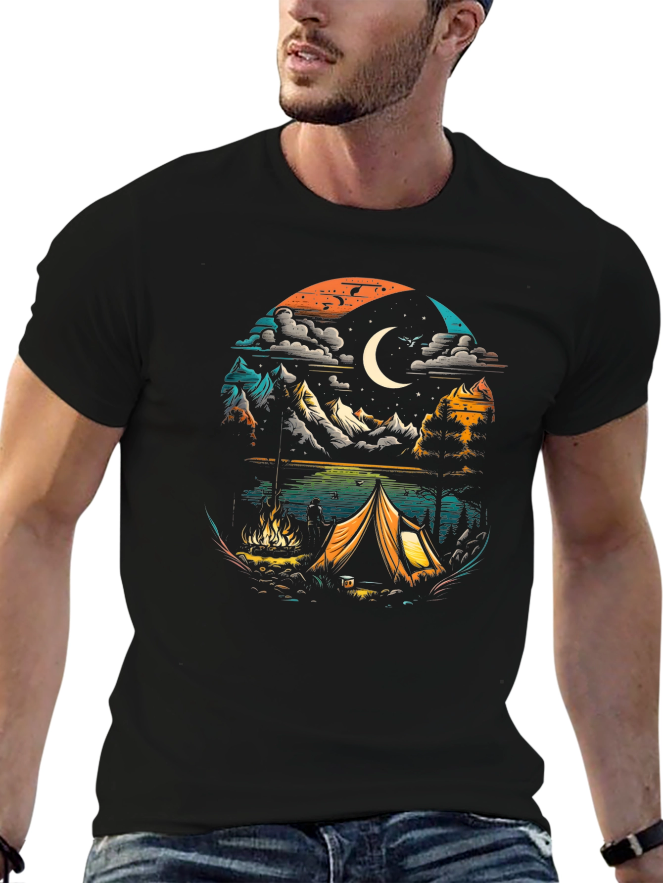 Camping Adventure Graphic Tee